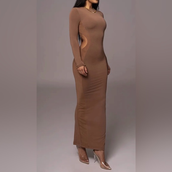 JLUXLABEL Dresses & Skirts - JLUXLABEL White Pecan Break Away Maxi Dress